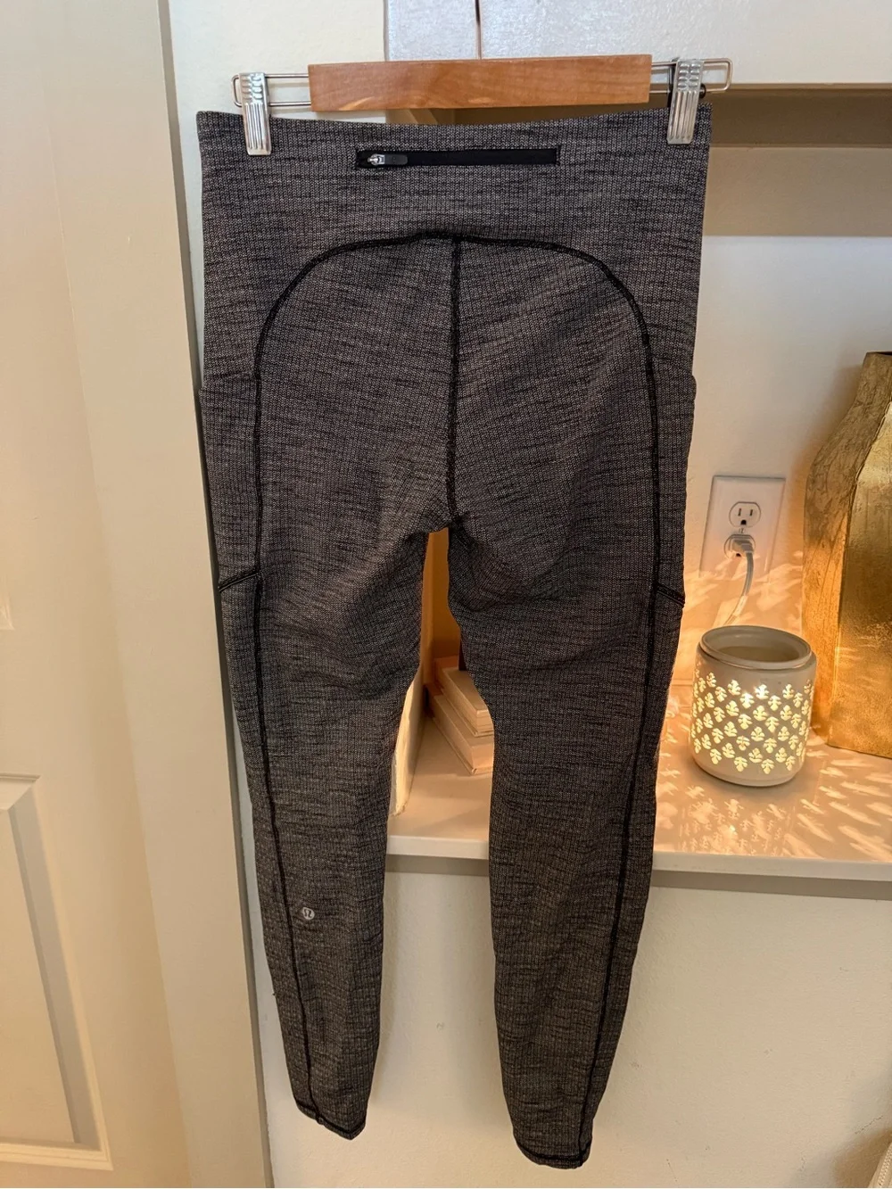 lululemon athletica Charcoal Heather High-Rise Leggings